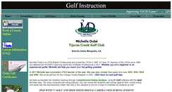 Desktop Screenshot of progolflesson.com
